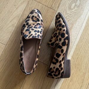 Madewell Frances Loafer Leopard Print Shoes